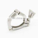SS304 SS316 Wenzhou Hygienic 2" Triclover Clamp Three Piece TC Clamp thumbnail-3