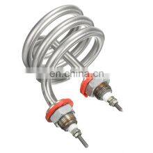 Stainless Steel 304 SS316 SS310 Incoloy Steamer Tank Immersion Tubular Heater Element for Steamer Usage thumbnail-3