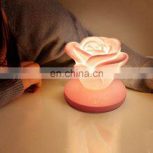 Battery Powered Rose Shaped Led Light Desk Lamp for Promotion Gifts thumbnail-1