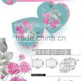 High End Heart Shape Jewelry Paper Packaging Box