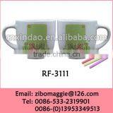 Belly Shape New Easter Designed Porcelain Tea Cup With Chalk for Porcelain Memo Cups thumbnail-1