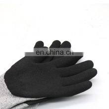 En388 4544 Safety Glove Cut Resistant Safety Work Glove Nitrile Sandy Coated Level 5 for Construction Industry thumbnail-2