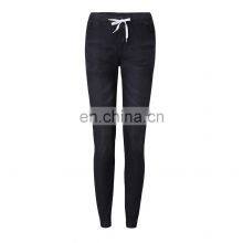 Wholesale High Quality Women's Casual Plus Size Waist Wash Jeans Cotton and Ammonia Stretch Pants S-5XL thumbnail-5