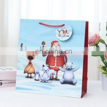 Custom Printed Mini Christmas Shopping Bag Kraft Gift Paper Bag No Minimum Small thumbnail-2
