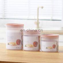 Eco-friendly kitchen organizer food grade jar home storage fridge organization strong transparent plastic food storage box