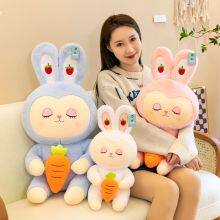 Creative new strawberry radish Rabbit plush toy rabbit doll birthday gift
