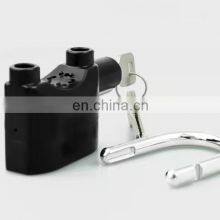 U-shape Security Alarm Lock Motorcycle Anti-theft Bicycle Metal Double Lock Beam Padlock thumbnail-3