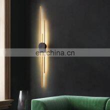 Nordic Minimalist Wall Light Indoor Modern Creative Personality LED Long Line Indoor Wall Light