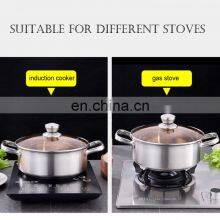China Stainless Steel Pots and Pans Soup Hotpot Stainless Steel Casserole Rotating Pot thumbnail-5