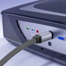 OEM Factory Wholesale OD4.0 Nylon Braide 1.5m Aluminum Shell Toslink Optical Cable for Audio-Bookshelf Speakers & Soundbar thumbnail-3