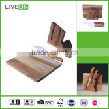 Hot selling wood's board with knife with low price
