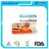 Custom Plastic Treasure Chest Lunch Box/Lunch Box - Cyan - Contents Not Included thumbnail-1