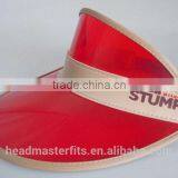 Wholesale Cheap Sunshade uv Protection Plastic Clear Pvc Sun Visor Cap thumbnail-4