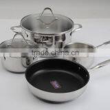 China Cookware Stainless Non-stick Cookware Fry Pan Induction Cooker From Supplier