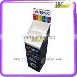 Supermarket Promotion POP Floor Dump Bin Paper Pet Stand