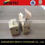 Custom Small Brown Kraft Paper Wireless Speaker Packaging Box, Folding Box Supplier's Choice