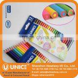 7" Hexagonal Wooden Colored Pencil, Long Wood Drawing Coloring Pencil thumbnail-1