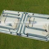 Outdoor Folding Aluminum Picnic Table--2 Setions- With Chairs thumbnail-2