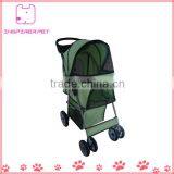Easy Folding Pet Stroller With 4 Wheel Carts thumbnail-3