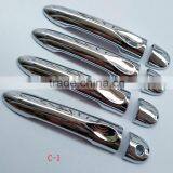 Free Shipping Auto Accessories Chrome Catch Cap Trim Door Handle Cover For Renault Captur 2014 2015 thumbnail-6