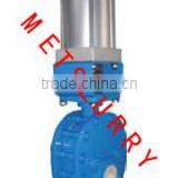 Gate Valve Factory Pneumatic Ceramic Slurry Knife Gate Valve thumbnail-2
