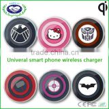 Customized wireless desk charger qi charger for Samsung galaxy s5 s6 edge s7 note5