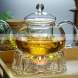 The most hot sale hand blown glass tea sets