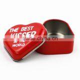 Gift & Craft Industrial Use and Metal,0.23 Thickness Tinplate Material Heart Shaped Candle Tin Box thumbnail-2
