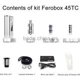 Crazy Selling!!! Temperature Control 2500mah Fumytech Ferobox 45W TC Kit includes 0.2ohm Ni200 Coil