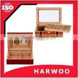 Customized Wooden Cigar Humidor Storage for Personal Order