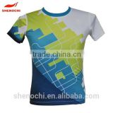 Made in Chian OEM sublimation t-shirt wholesale running wear men's short sleeve t-shirt