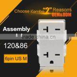 6 PIN Mutil Function Modulars for US Socket