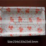 PS Nonfoam Plastic Disposable Food Tray