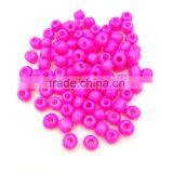 Czech Glass Bead BOHO Bohemia Bead for Bracelet Necklace Hot Pink Color Stock thumbnail-1