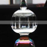 Elegant Crystal Sugar Bowl With Lit and High Base