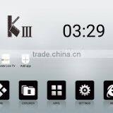 European Cup Smart TV Box Amlogic S905 Quad Core KIII tv Box Top Channel Live Channel Streaming Free Watching Through Kodi thumbnail-6