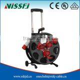 Waterproof sockets extension industrial cable reel