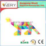 Fantasy Pre-school Learning Safe Magnetic Construction Building Block Wooden Blocks Toys For Children thumbnail-6