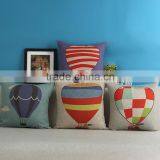 Pretty hydrogen balloon designer handmade linen cushion cover