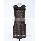 2016 Guangzhou New Arrival Fashion Designs Western Fashion Dress Sleeveless Mini Beautiful Summer Dress Supplier's Choice thumbnail-2