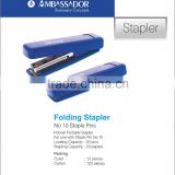 Folding Staplers for Office Use with No10 Pin