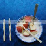 Bestselling Food Grade Bamboo Fruit Forks thumbnail-2