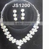 Fashion Wedding Bridal Crystal Avenue Necklace Jewelry Set thumbnail-2