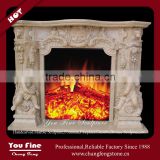 Home Decorative Natural Stone Fireplace, Fireplace Mantel