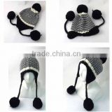 2014 fashionable girl's free knit pattern for hat earflaps