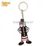 PVC Rubber keychain/keyring/key tag