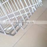 5 Tiers Rolling Wire Basket Storage Display Rack for Supermarket thumbnail-5