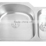 8152AL Jiangmen Supplier Undermount Stainless Steel Double Large Durable Sink thumbnail-2
