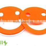 2013 the Newest Design Smiling Face Multicolour Silicon Cup Mat