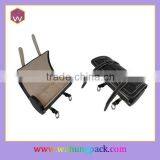 Pu Black Leather 4 Slot Watch Storage Box For Travel With Pillow WH-1760